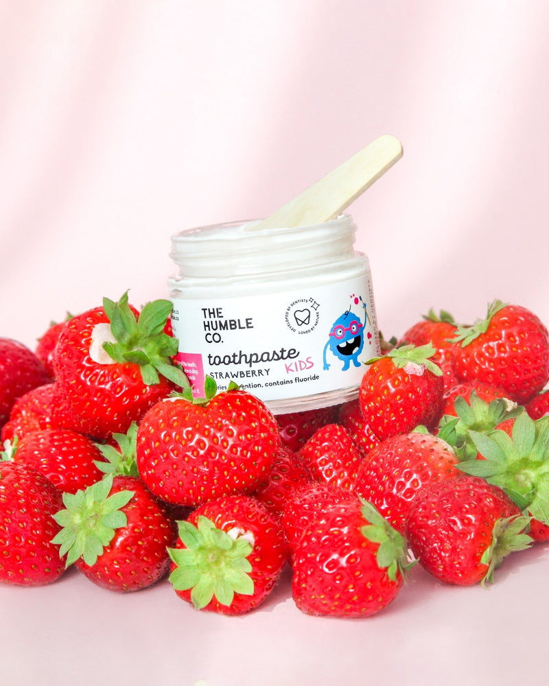 Natuurlijke tandpasta - Strawberry - met fluoride