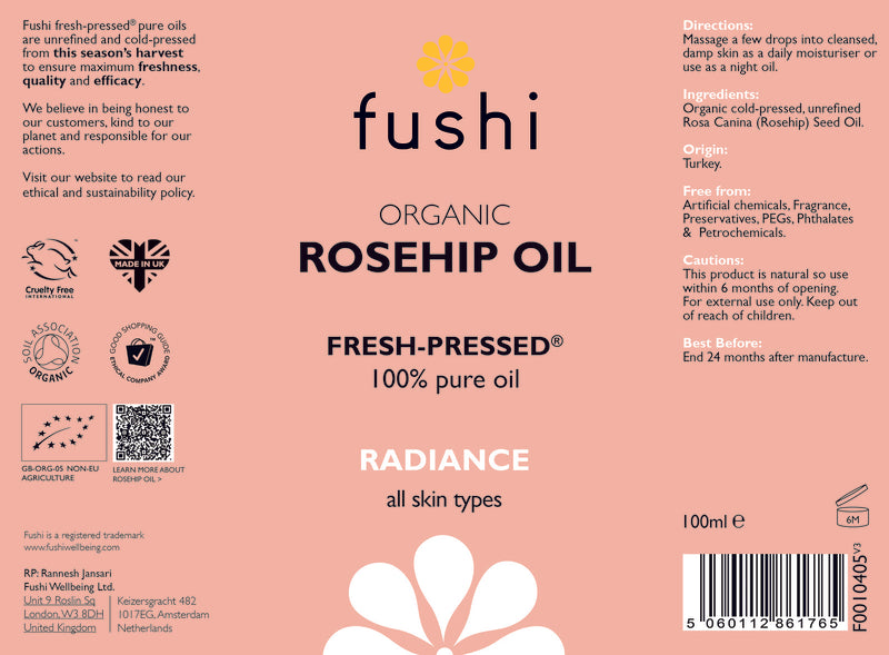 Rosehip Seed oil met pipet - bio - 30 ml