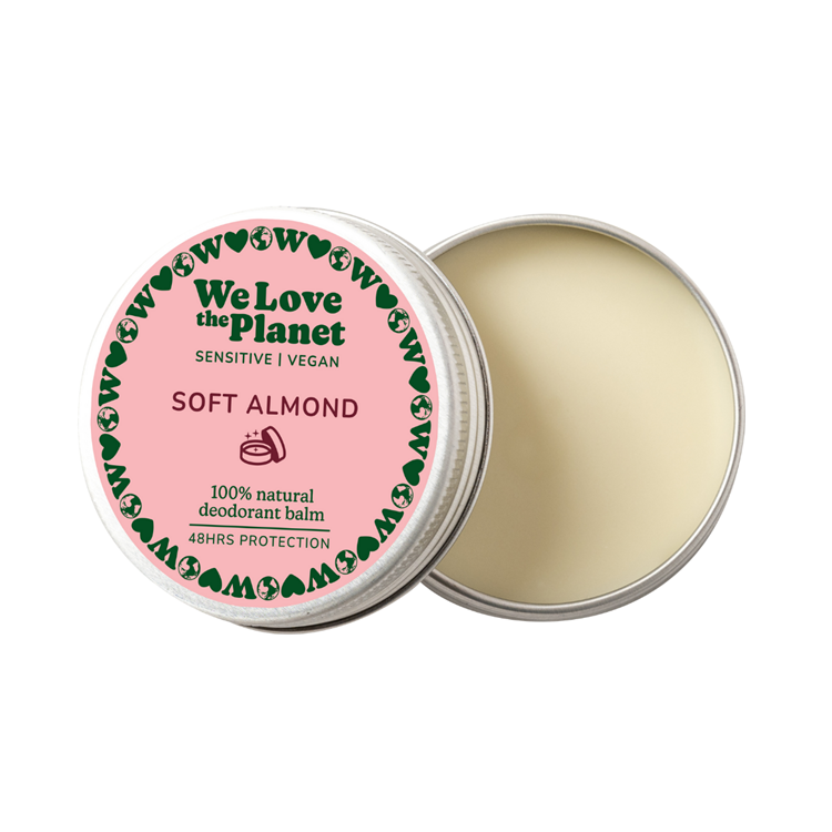 Deodorant - Soft Almond - Sensitive & Vegan - 35 gram