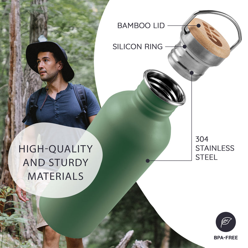 Drinkfles RVS - 500 ml - Sage Green