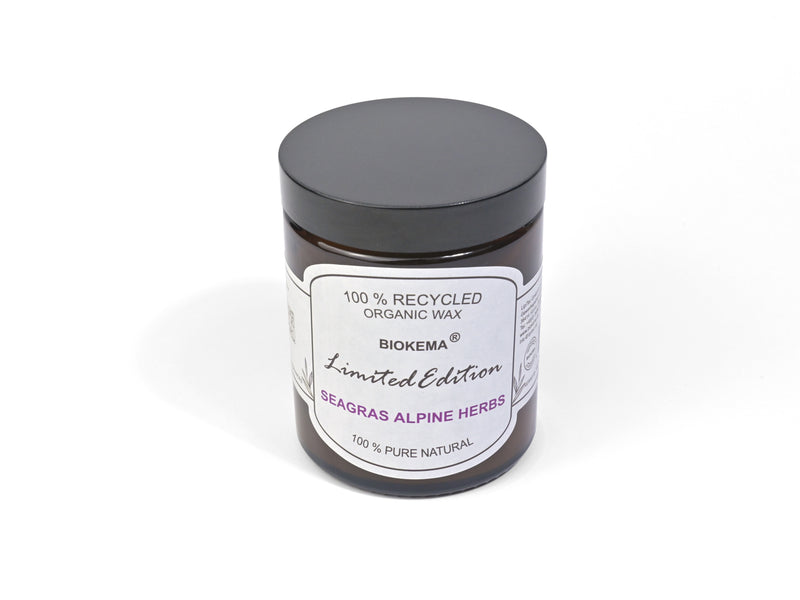 Geurkaars - Biologisch - Sea Grass & Alpine Herbs - 180ml