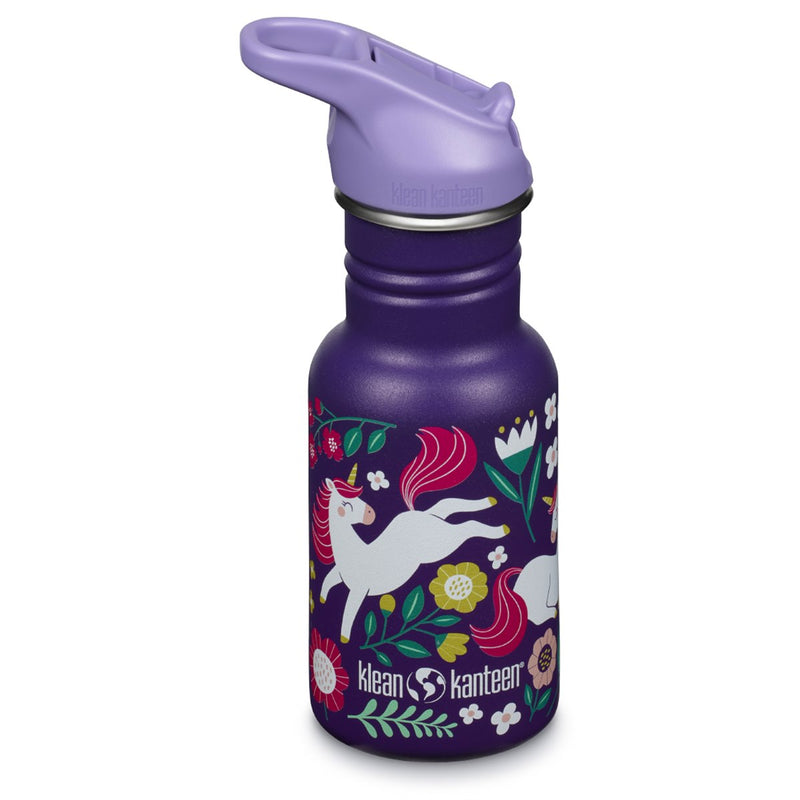RVS Schoolbeker Classic - Lekdicht met Flip Seal Sport Cap en rietje - 355 ml