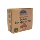 Bakvormpjes jumbo - FSC® ongebleekt papier - 24 stuks
