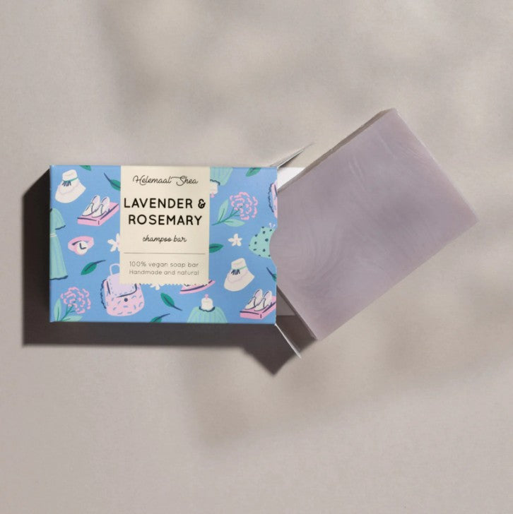 Haarzeep - Lavendel & Rozemarijn voor alle haartypen - 100 gr