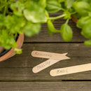 Houten plantlabel - set van 40