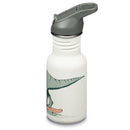 RVS Schoolbeker Classic - Lekdicht met Flip Seal Sport Cap en rietje - 355 ml