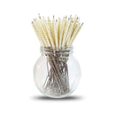 Schoonmaakborstel voor rietjes - rvs & katoen - 1 stuk