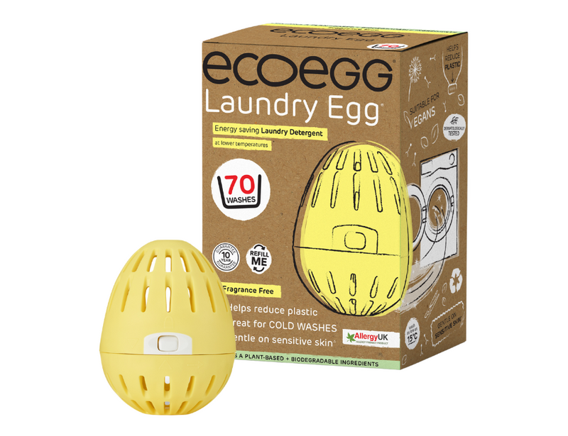 Eco Egg Wasbal - Fragrance Free - 70 wasbeurten
