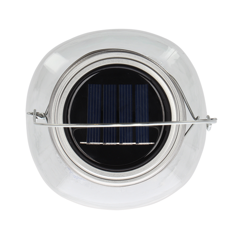 LED zonnelamp in glazen pot