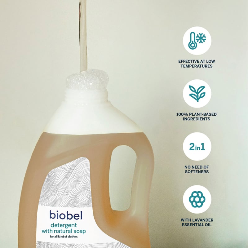 Wasmiddel 2 in 1 - ecologisch - 1,5 liter