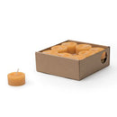 Theelichtjes van 100% bijenwas - 18 stuks