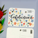 Bloeikaart - Gefeliciteerd