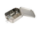 Lunchbox RVS - met verdeler en siliconen ring - 800 ml