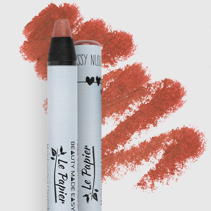 Moisturizing lipstick - Glossy Nudes - DUSTY ROSE