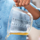 Maatbeker van glas - met deksel - 1000 ml