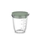 Maatbeker van glas - met deksel - 500 ml