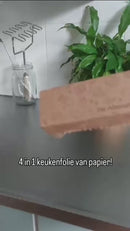 4 in 1 keukenfolie en bakpapier - composteerbaar