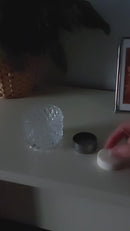 Theelichtjeshouders herbruikbaar - RVS - 4 stuks