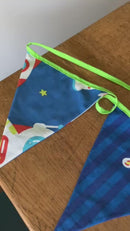 Vlaggetjes hergebruikt katoen (6 meter)