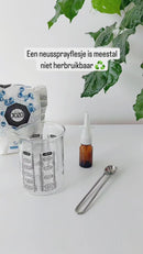 Glazen flesje 10ml met neusverstuiver