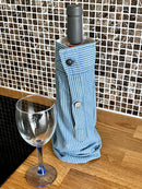 Cadeauzak voor flessen - hergebruikt katoen