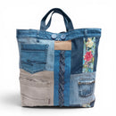Shopper - handgemaakt van tweedehands stoffen