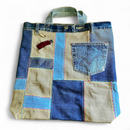 Shopper - handgemaakt van tweedehands stoffen