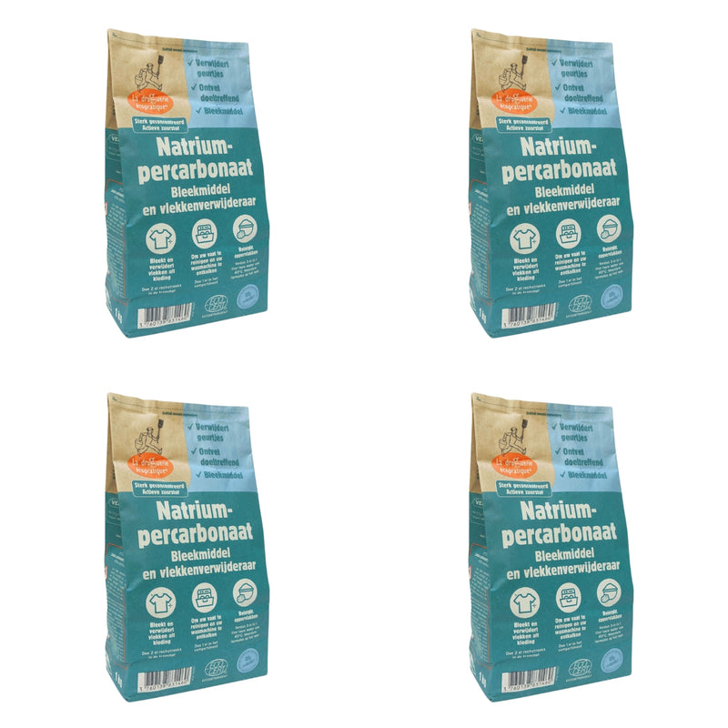 Vlekkenzout / Natriumpercarbonaat - VOORDEELBUNDEL 4 x 1 kg