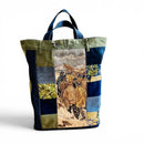 Shopper - handgemaakt van tweedehands stoffen