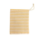 Zakje voor wasnoten - geel - van hergebruikt katoen