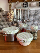 Schaalovertrek - set van 4 - hergebruikt katoen