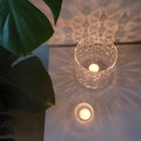 Theelichtjeshouders herbruikbaar - RVS - 4 stuks