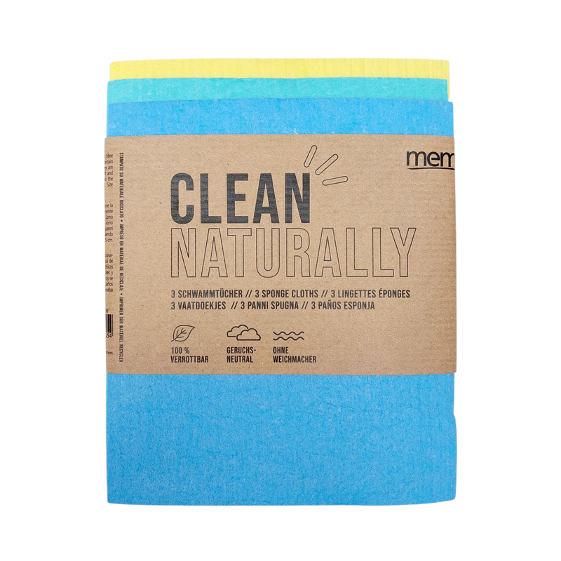 Sponsdoekjes - zero plastic - set van 3