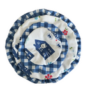 Schaalovertrek - set van 4 - hergebruikt katoen