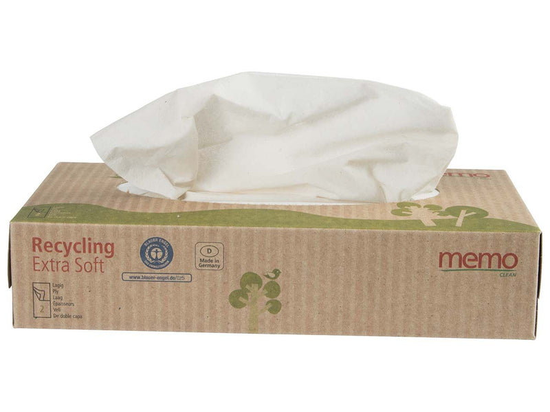 Tissues gerecycled papier - 4 laags - extra soft - 100 stuks
