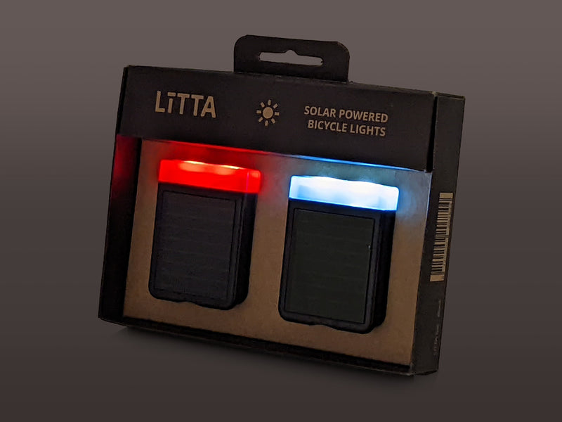 Fietslampen op zonne-energie - LITTA 2
