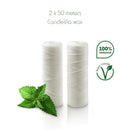 Natuurlijke Floss - Mint - Navulling - 2x 50m