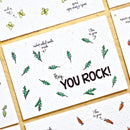 Bloeikaart met rucola zaadjes - You Rock