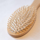 Haarborstel - houten knoppen