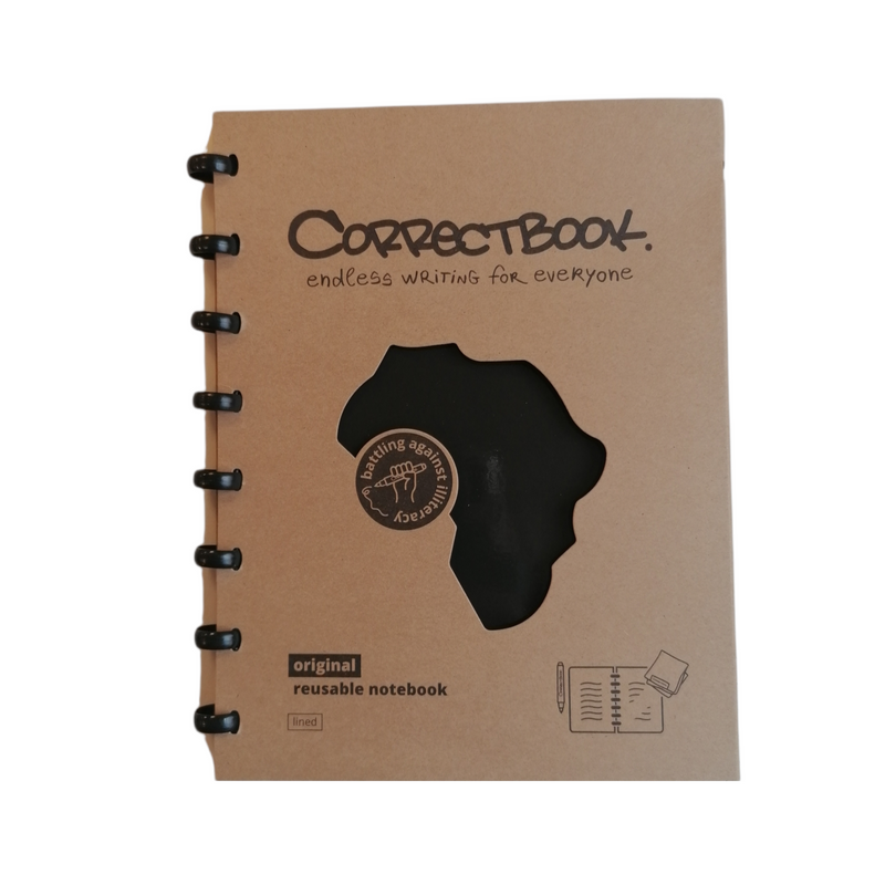 Correctbook Notitieboek A5 - Zwart - gelinieerd