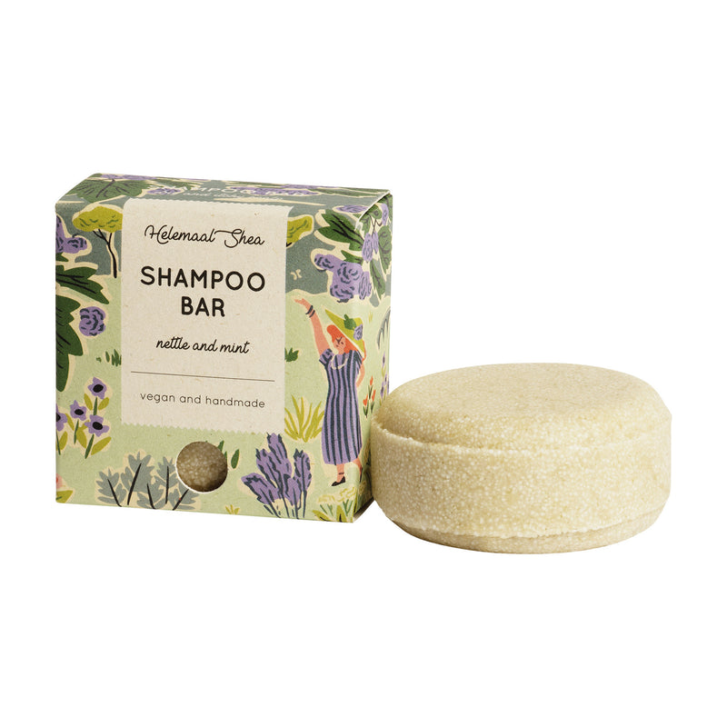 Shampoo bar - Brandnetel & Munt - Alle haartypen - 80 gram