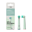 Opzetborstels Oral B - biobased - ringkleur roze en groen